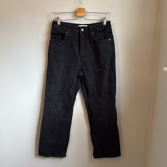 Reformation Cynthia High Rise Straight Cropped Jeans SZ 29 - Picture 4 of 6